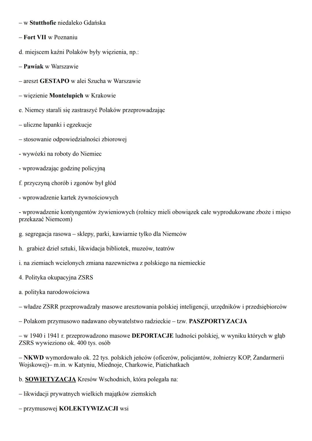 Ziemie polskie pod okupacją niemiecką i sowiecką
1. Podział ziem polskich na OKUPACJE
a. 28 IX 1939 r. III Rzesza i ZSRR podpisały traktat o
