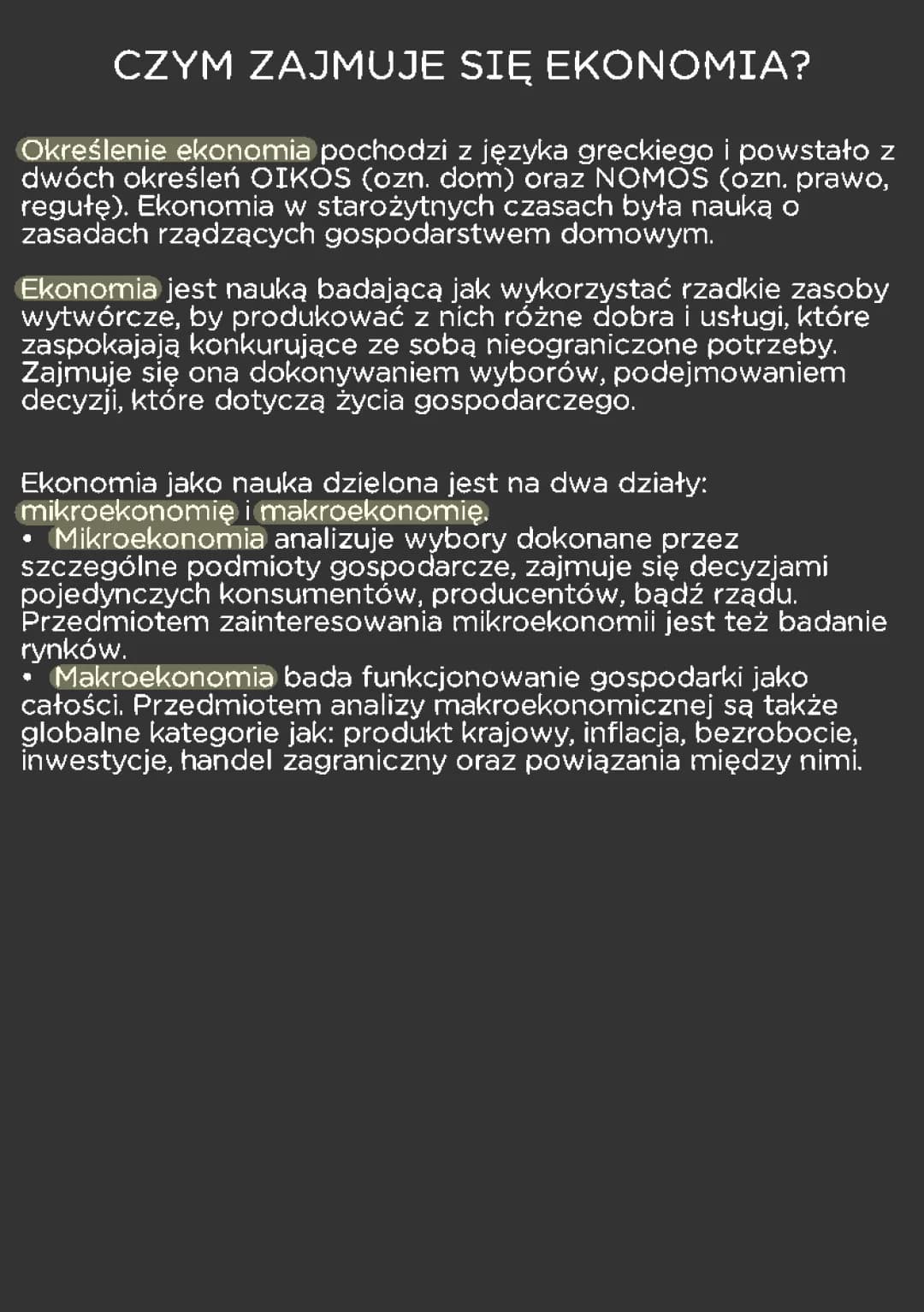 Czym zajmuje się ekonomia? Jak zacząć uczyć się ekonomii w technikum?