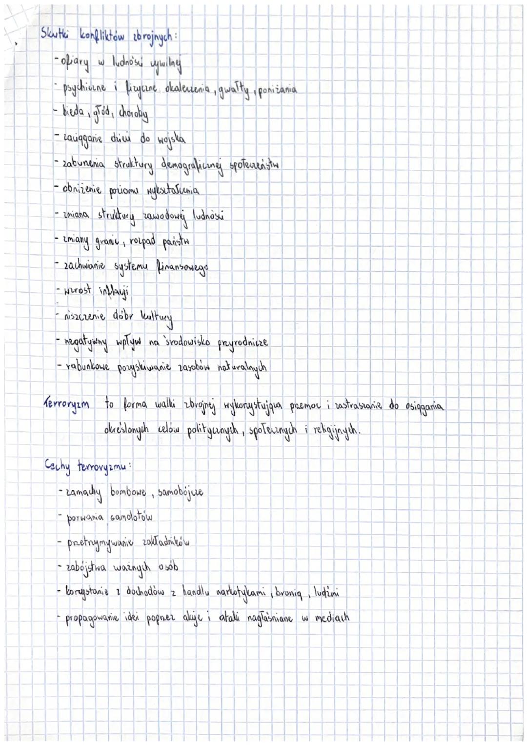 /
KONFLIKTY ZBROJNE TERRORYZM
Przyczyny konfliktów:
-ekonomiczne
Fetniczne
-polityczne
- religijne
- terytoriame
Ważniejsze przyczyny wybran