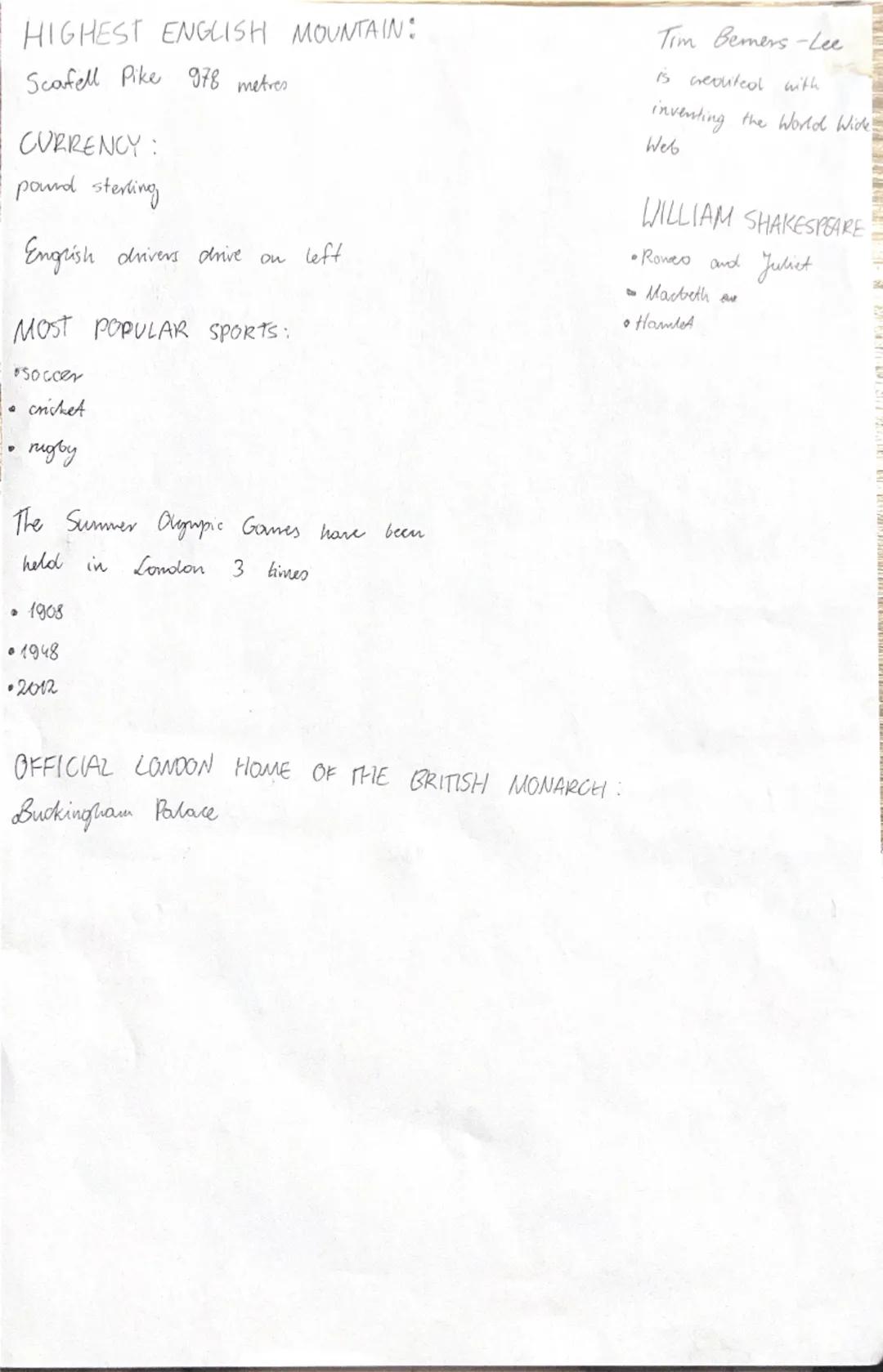 .
Scotland
Scotland includes over
700 islands. For example:
Orkney
Shetland
Hebrides
HIGHEST MOUNTAIN:
Ben Navi's (1344 metres)
WILDLIFE:
se