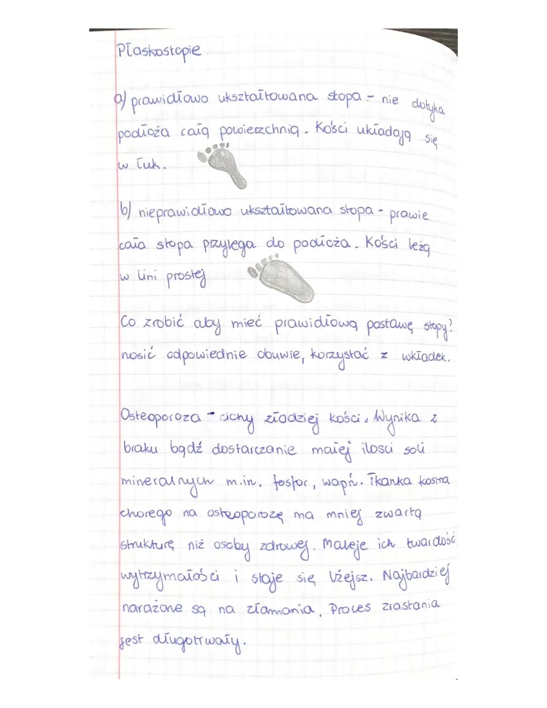 Choroby aparatu ruchu
Prawidłowa postawa ciała jest wówczas wtedy
kiedy kręgosłup jest wygięty w litere S, a ramiona
sa na rownym poziomie.
