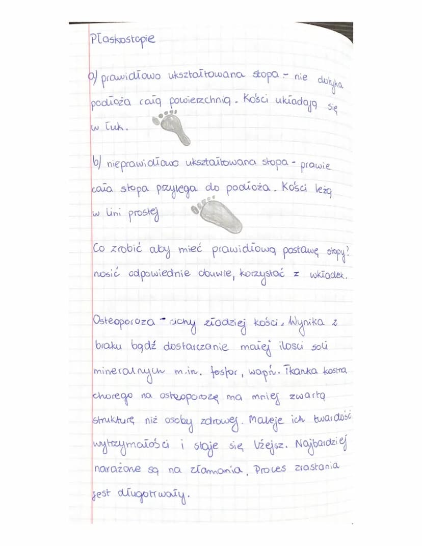 Choroby aparatu ruchu
Prawidłowa postawa ciała jest wówczas wtedy
kiedy kręgosłup jest wygięty w litere S, a ramiona
sa na rownym poziomie.
