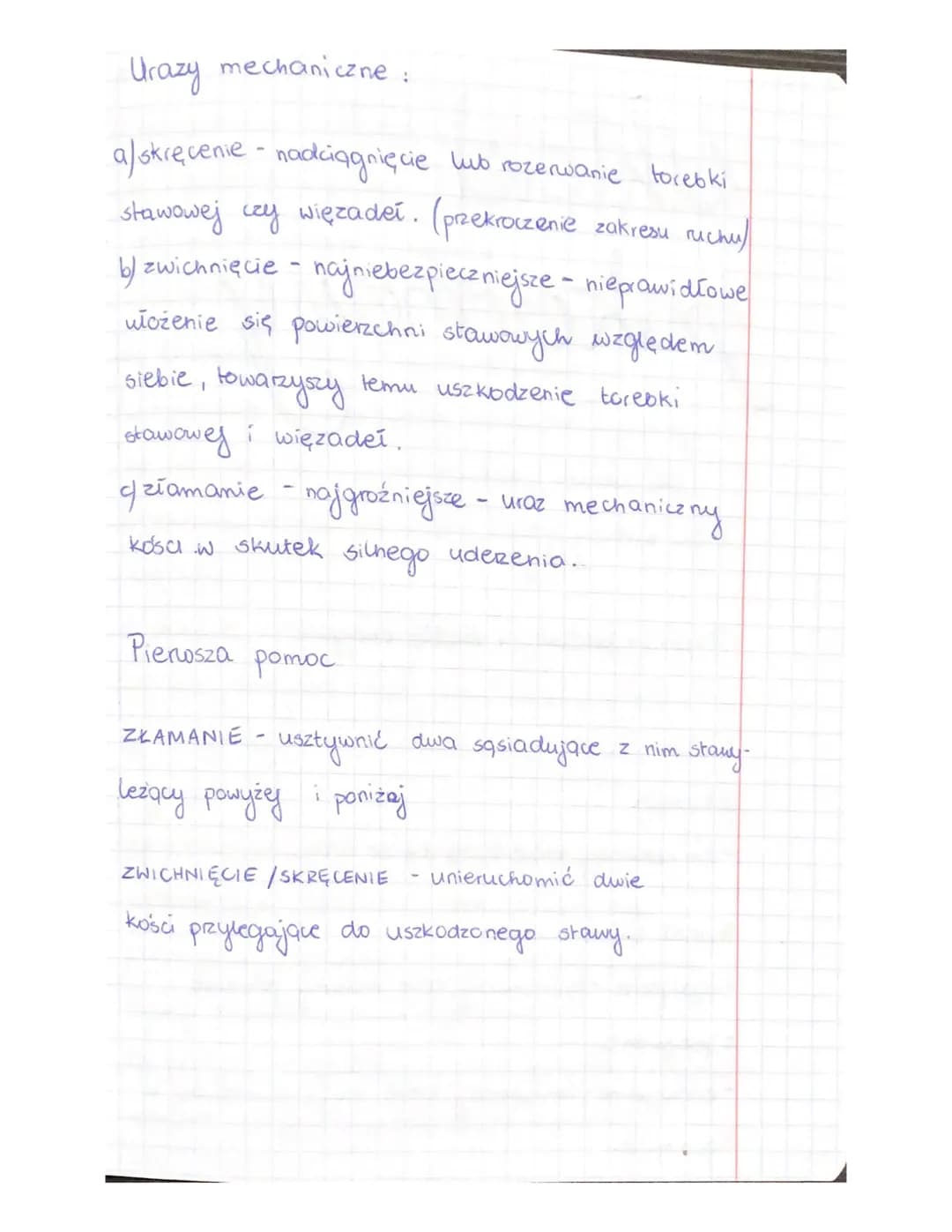 Choroby aparatu ruchu
Prawidłowa postawa ciała jest wówczas wtedy
kiedy kręgosłup jest wygięty w litere S, a ramiona
sa na rownym poziomie.
