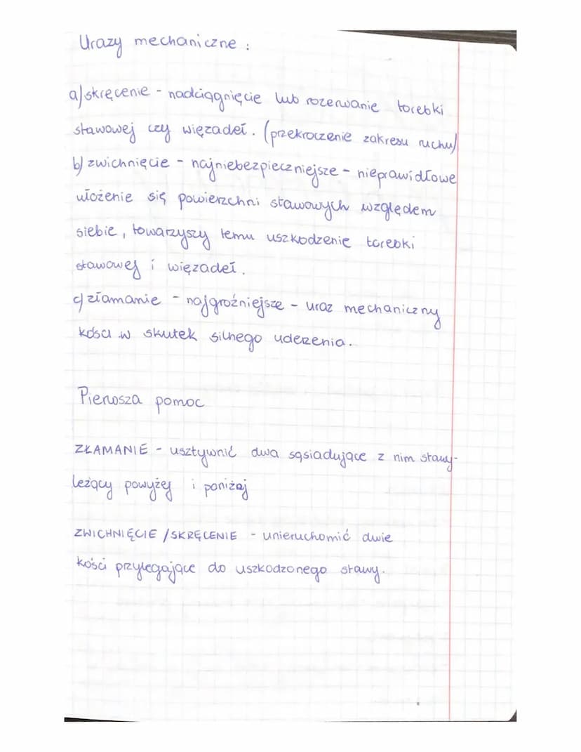 Choroby aparatu ruchu
Prawidłowa postawa ciała jest wówczas wtedy
kiedy kręgosłup jest wygięty w litere S, a ramiona
sa na rownym poziomie.
