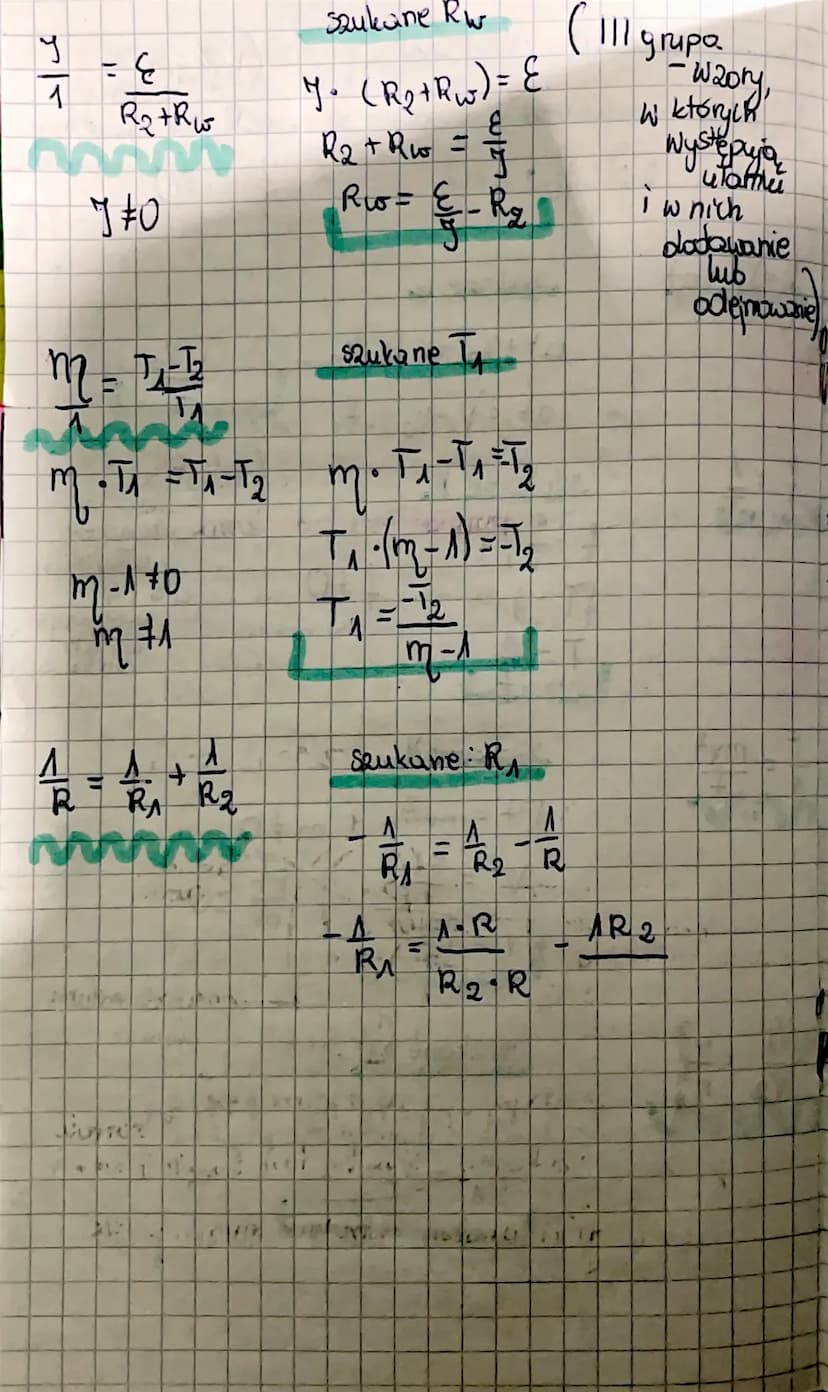 PRZEKSZTAŁCANIE WOORÓW:
D=R-Y soubare y
Szukane
V=V₁ + at
8
f = 4
mv²
I
Av
1₁ m²
V2 nj
1 = R+O
R
Szukane I
Szukane a
at + √₂ = √ √ 2 - V₁
at