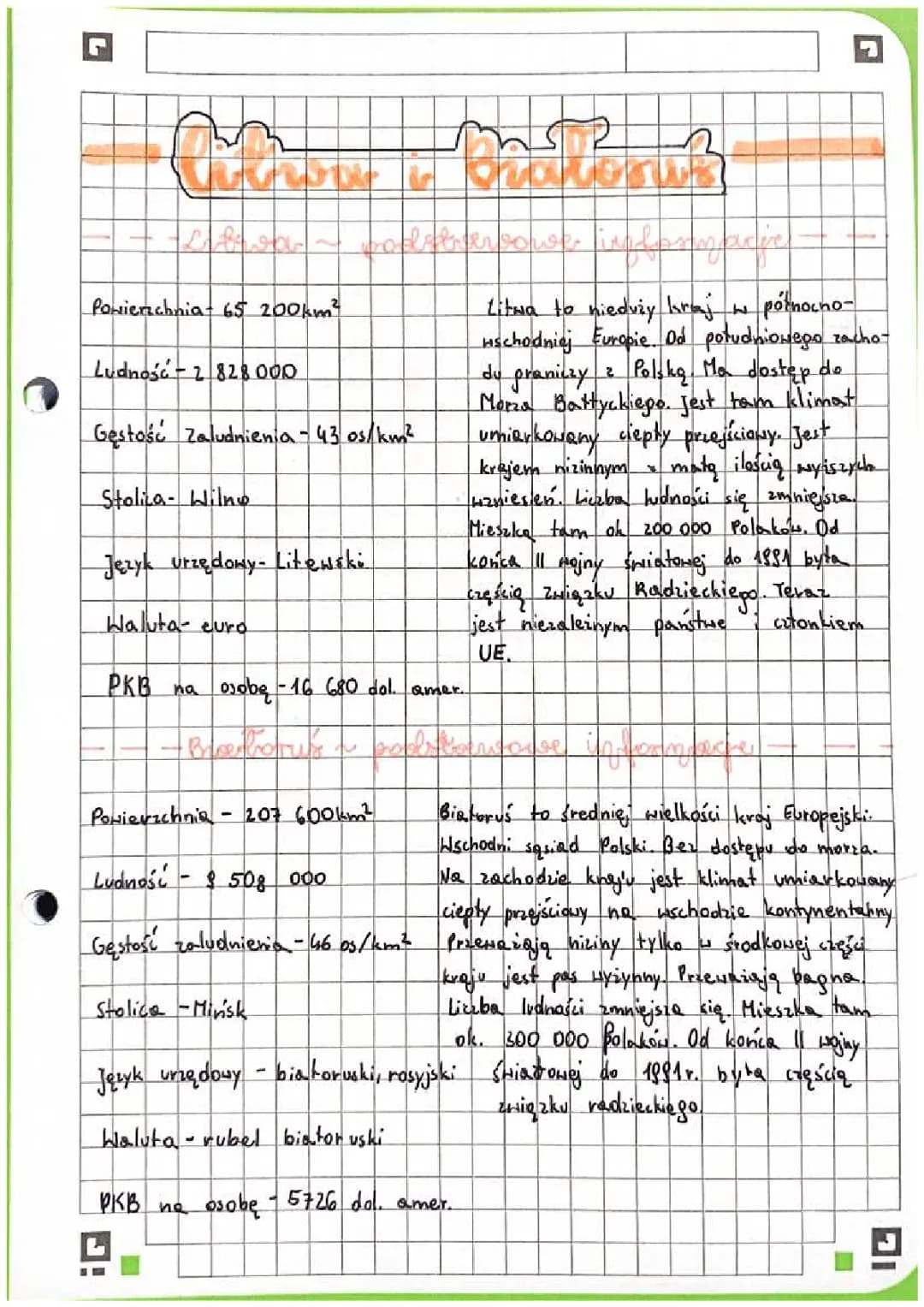 Dziedzictwo przyrodnicze i kulturowe Litwy i Białorusi