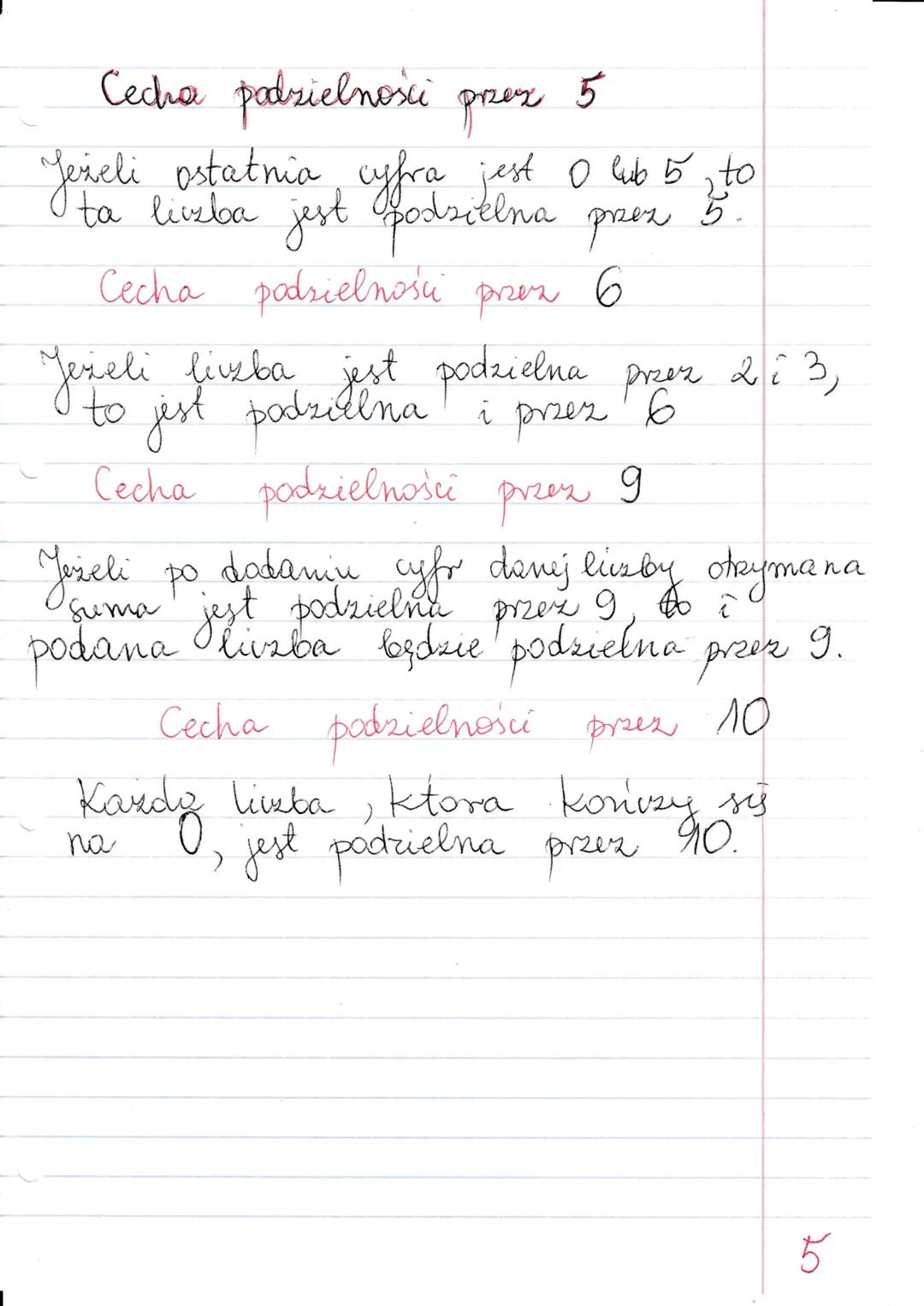 własności licub naturalnych!
1. Podzielność
Liczba 20 jest podzielna paws 4,
bo
Liczba 23 nie jest podzielna przez 4,
bo
23:4= 5 30
Pray POD