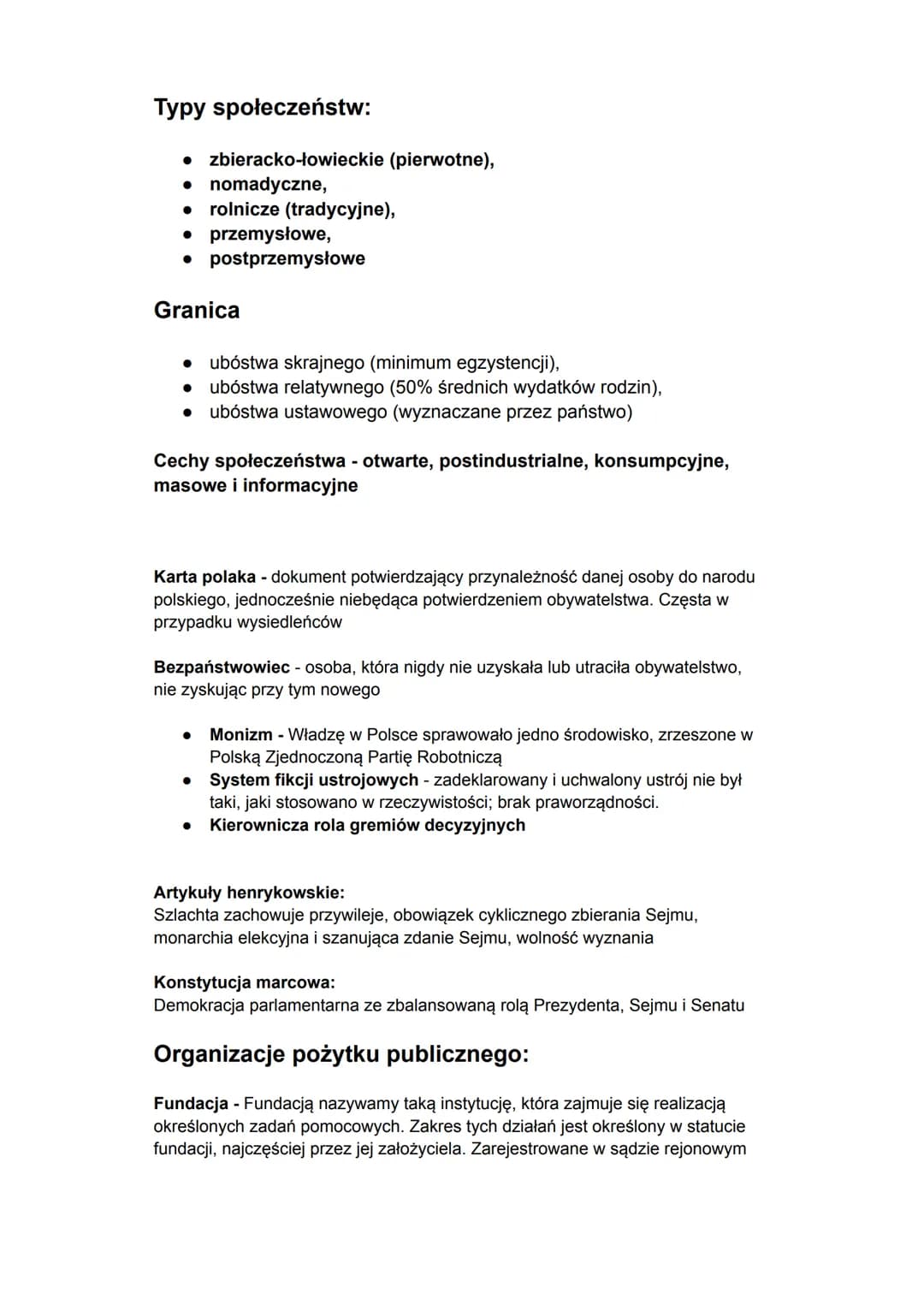 Typy legitymizacji władzy:
Charyzmatyczna
• legalna
tradycjonalna
Teorie powstawania państw:
Naturalistyczna - człowiek zgodnie ze swoją nat