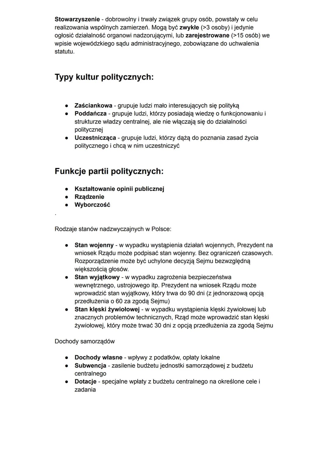 Typy legitymizacji władzy:
Charyzmatyczna
• legalna
tradycjonalna
Teorie powstawania państw:
Naturalistyczna - człowiek zgodnie ze swoją nat