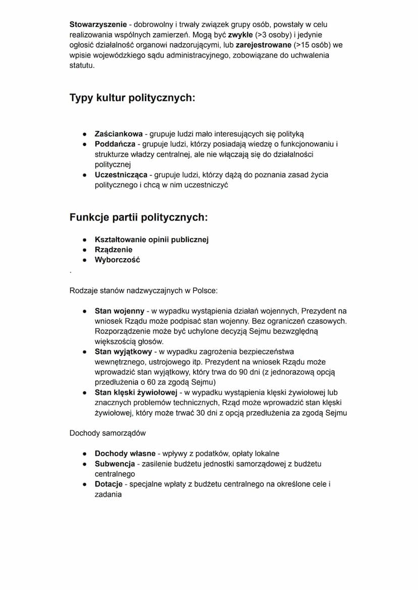 Typy legitymizacji władzy:
Charyzmatyczna
• legalna
tradycjonalna
Teorie powstawania państw:
Naturalistyczna - człowiek zgodnie ze swoją nat