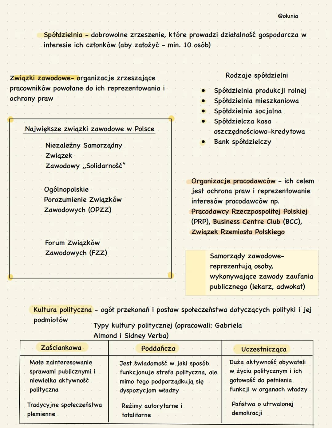 WOS
Społeczeństwo obywatelskie - zbiorowość której członkowie działają w przestrzeni
publicznej na wiele sposobów aby osiągnąć cele
Funkcje 