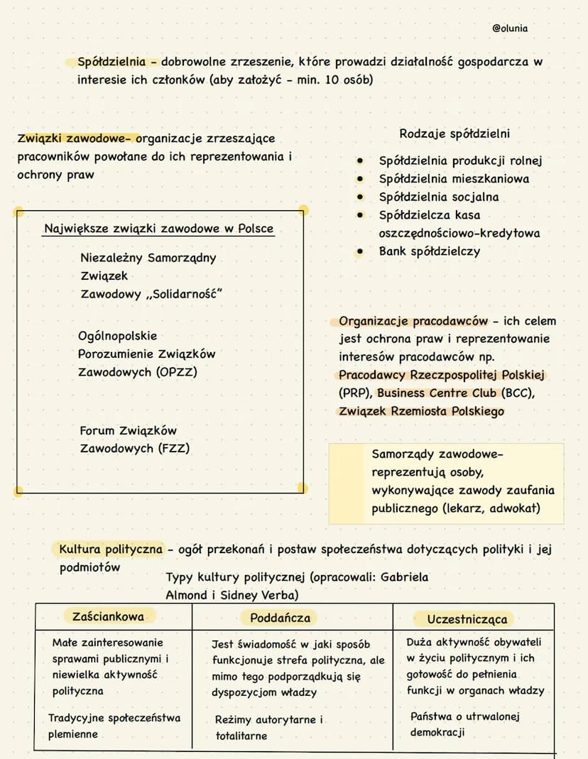 WOS
Społeczeństwo obywatelskie - zbiorowość której członkowie działają w przestrzeni
publicznej na wiele sposobów aby osiągnąć cele
Funkcje 