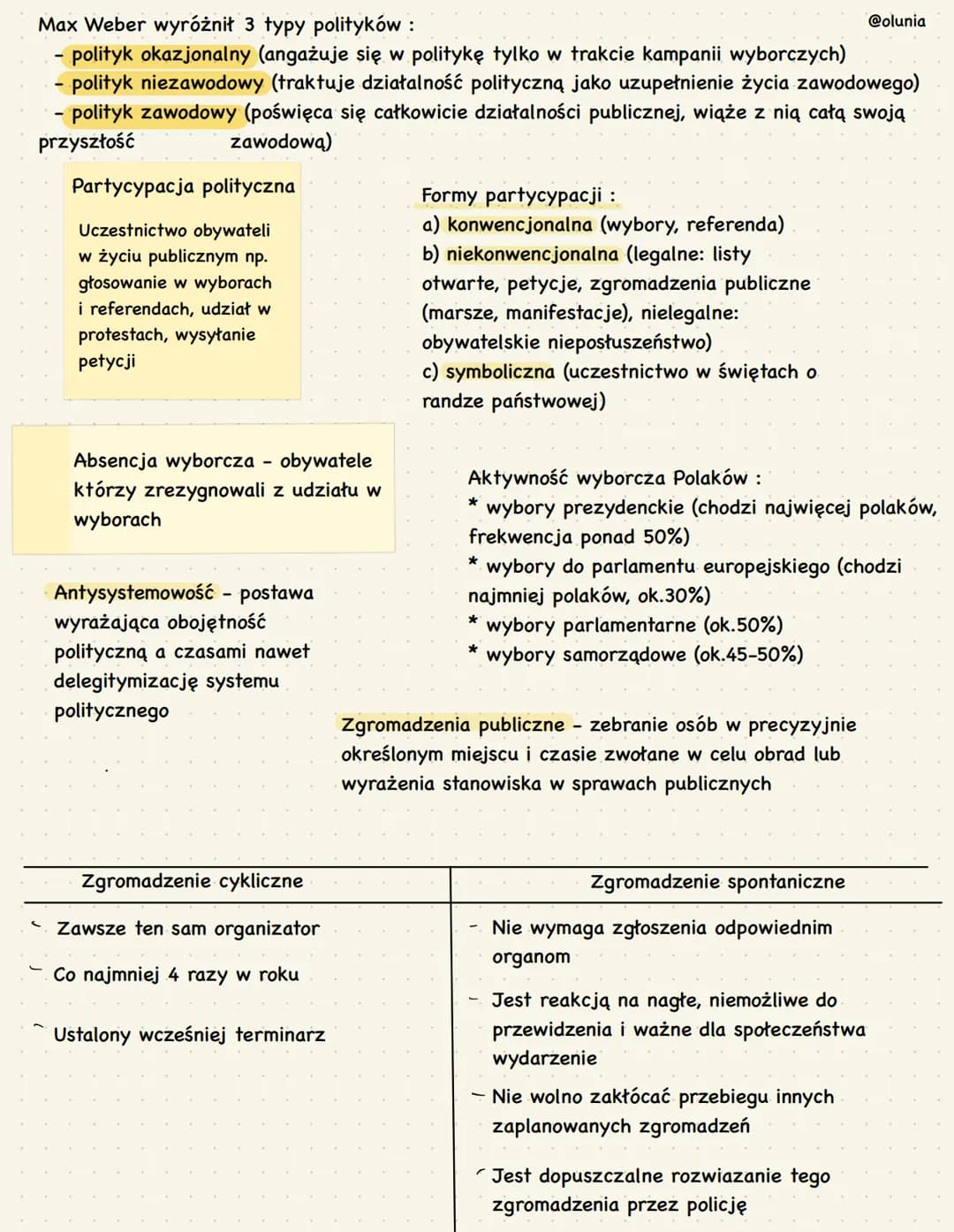 WOS
Społeczeństwo obywatelskie - zbiorowość której członkowie działają w przestrzeni
publicznej na wiele sposobów aby osiągnąć cele
Funkcje 