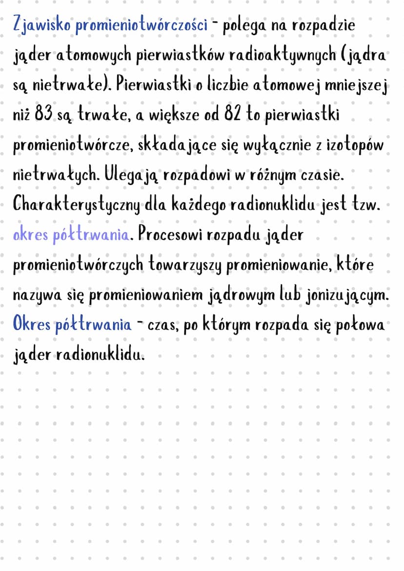 •
●
●
●
·
●
•
●
●
●
●
●
●
●
●
●
●
•
p+
0
·
Chemia - atomy, cząsteczki i
stechiometria
Teoria budowy atomu - elektrony krążą po powłoce
(nie 