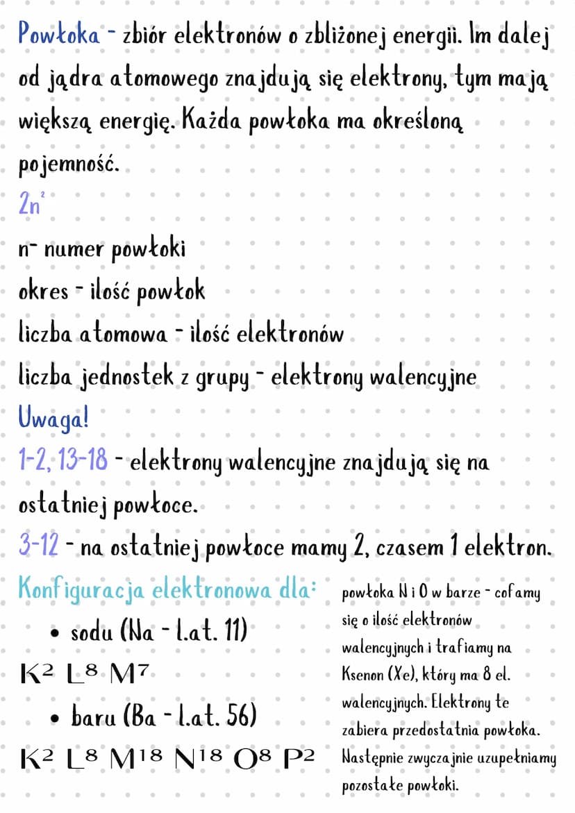 •
●
●
●
·
●
•
●
●
●
●
●
●
●
●
●
●
•
p+
0
·
Chemia - atomy, cząsteczki i
stechiometria
Teoria budowy atomu - elektrony krążą po powłoce
(nie 