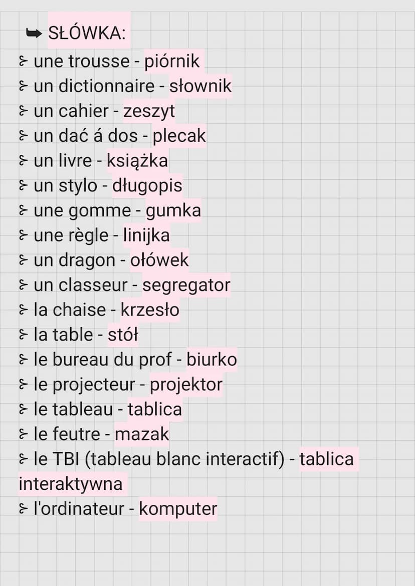 Źródło: EXPLOITS 1
LES NOMBRES (Liczby)
Les nombres en français
20 vingt
21 vingt-et-un
22 vingt-deux
23 vingt-trois
24 vingt-quatre
25 ving