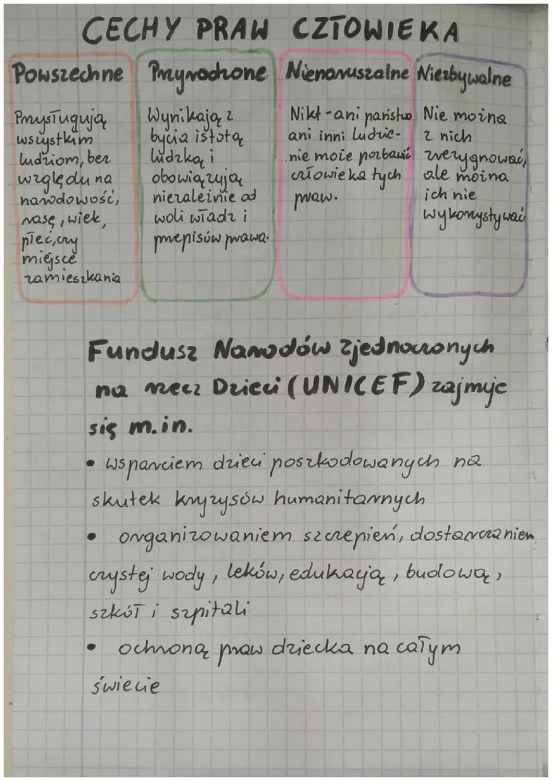 wos

Funkcje praw człowieka

Nakładają na parństwol
I obowiązek dbania o to,
aby prawa i wolności !
jednostki nie były
Chronią jednostkę

I 