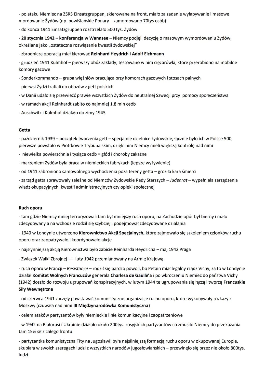 Polityka Niemiec w okupowanej europie
Państwa w okupowanej przez Niemców Europie:
- znajdowały schronienie w Wielkiej Brytanii
- zostawały z