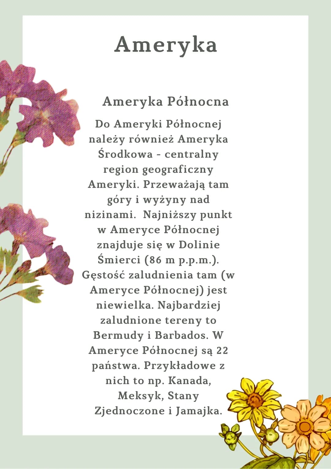 Ameryka
północna
półkula
zachodnia
Ameryka
półkula północna
Ameryka
południowa
łączy je
Przesmyk
Panamski (46km
szerokości)
Į
półkula
zachod