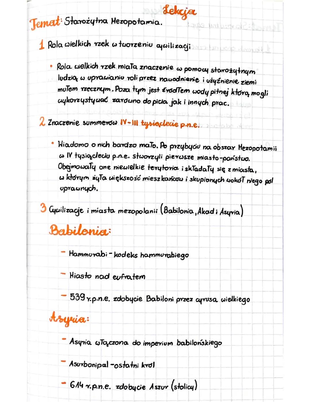 Starożytna Mezopotamia 