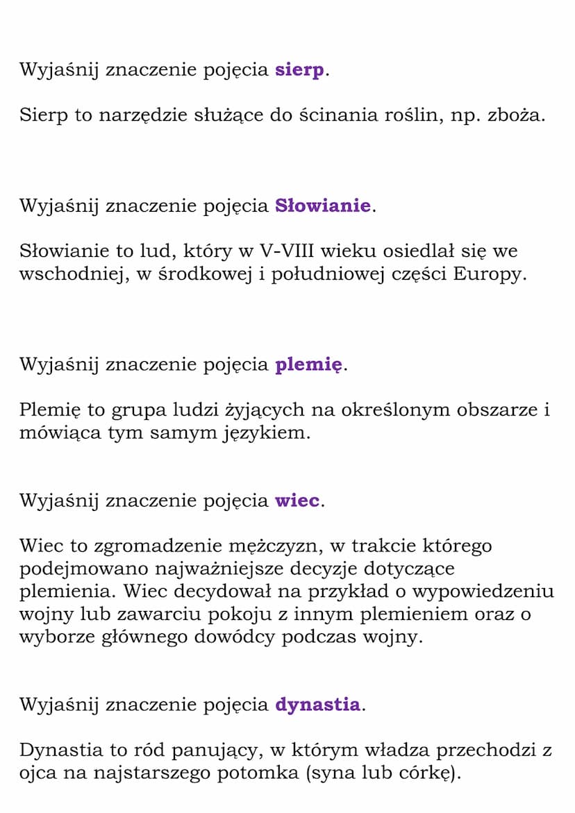 Mieszko I
(Dział Polska Piastów)
Fiszki
Wyjaśnij znaczenie pojęcia legenda.
Legenda to opowieść dotycząca życia bohaterów,
świętych bądź wyd