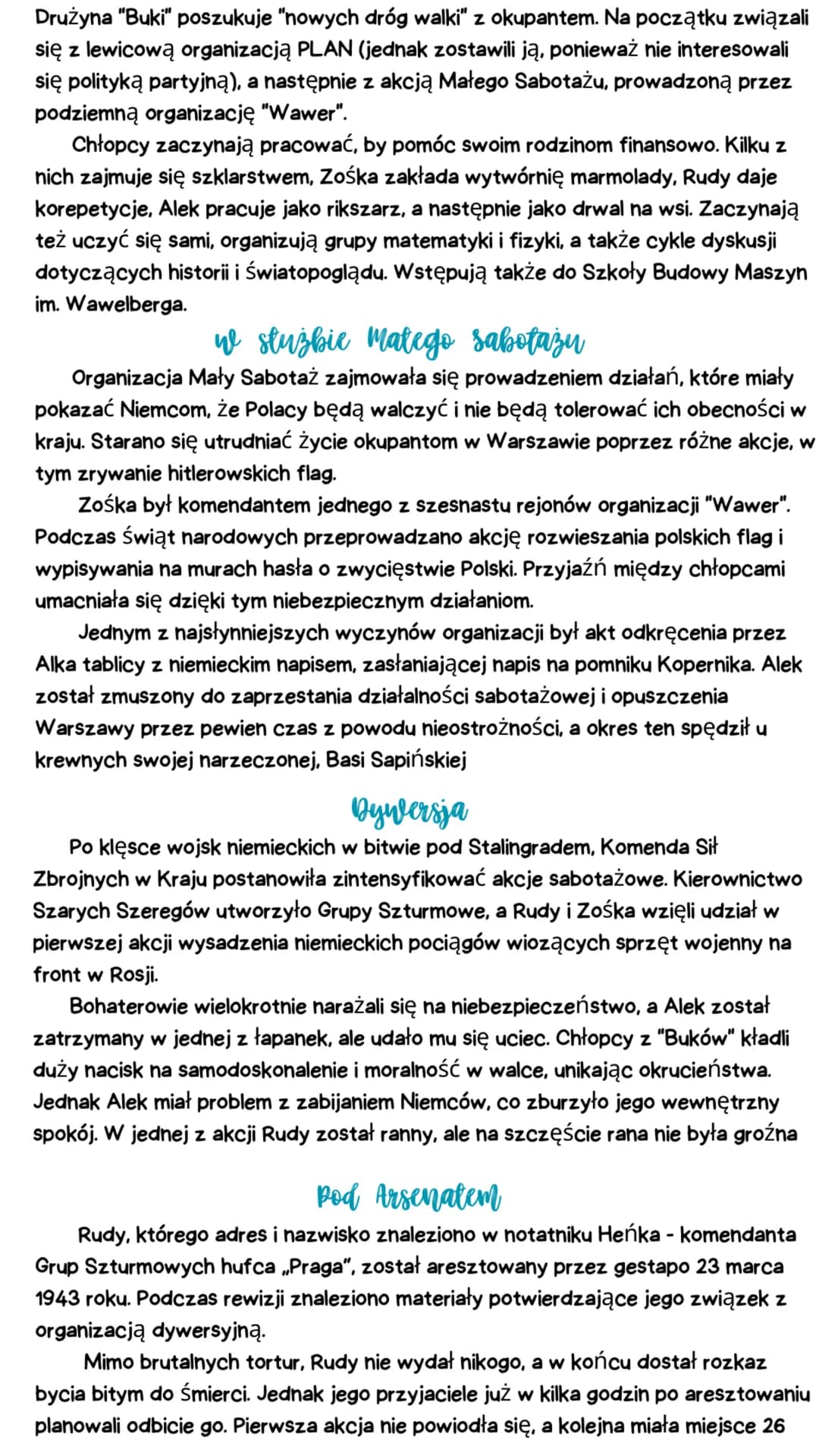 Karfienie na szaniec
ALEKSANDER KAMIŃSKI
geneza
Kamienie na szaniec to książka napisana przez Aleksandra Kamińskiego, który był
organizatore