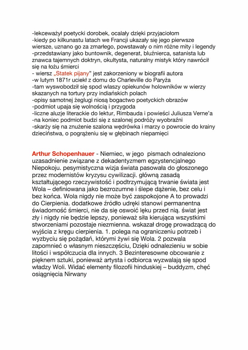 Młoda Polska na zachodzie Europy była określana mianem
modernizmu. Modernizm - oznacza Kierunek literacki. Epoka
modernizmu określa zjawiska
