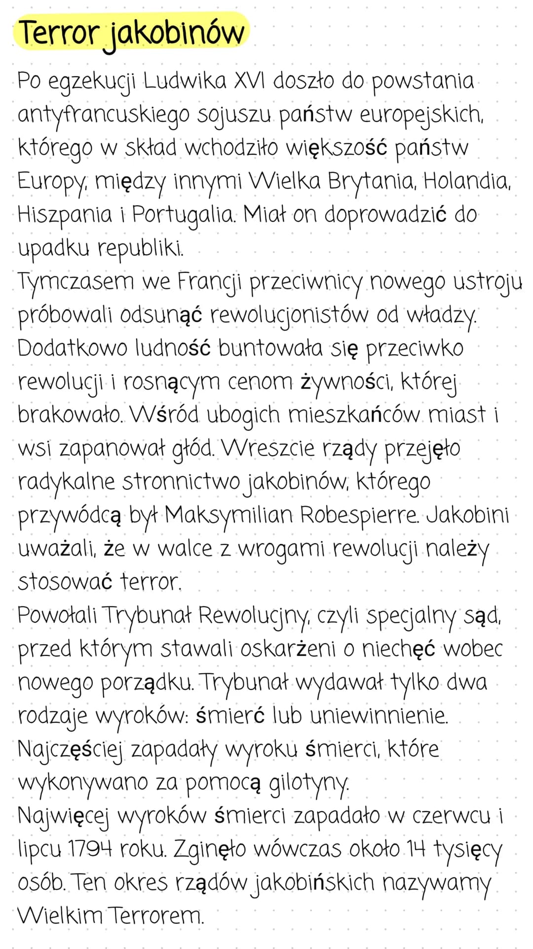 Republika Francuska
Obalenie monarchii I początek republiki
Francuscy rewolucjoniści chcieli
rozpowszechnić swoje idee w pozostałych
państwa