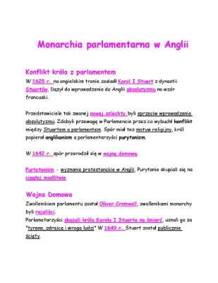 Know Monarchia parlamentarna w Anglii thumbnail