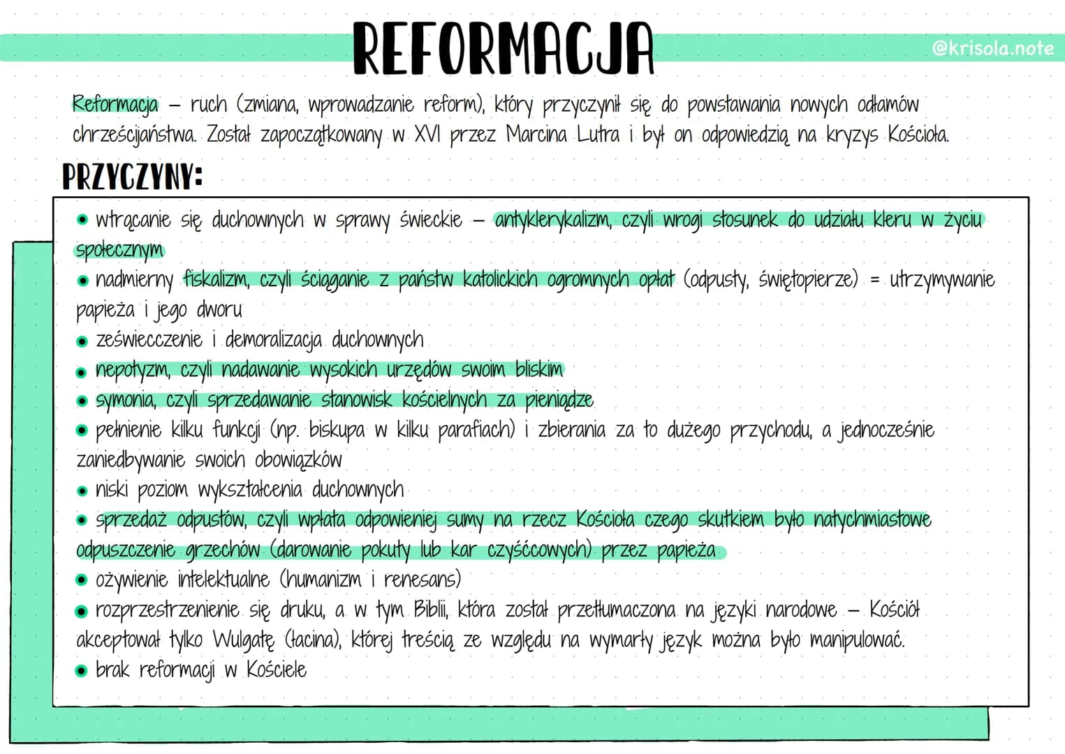 LUTERANIZM W RZESZY
ROZWÓJ:
poparcie tez Lutra przez innych profesorów
Uniwersytetu w Wittenberdze oraz intelektualistów
• ukazanie się druk