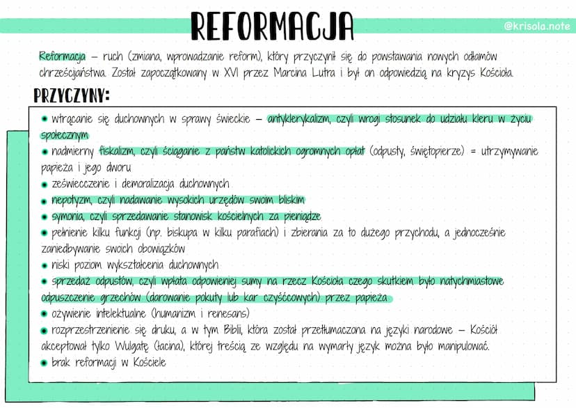 LUTERANIZM W RZESZY
ROZWÓJ:
poparcie tez Lutra przez innych profesorów
Uniwersytetu w Wittenberdze oraz intelektualistów
• ukazanie się druk