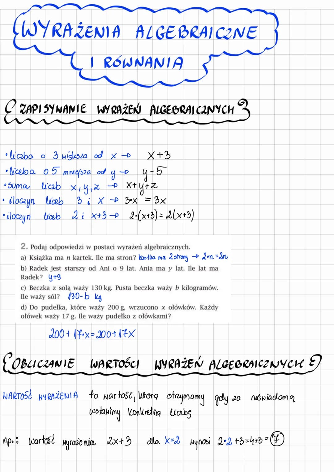 ROZNIĄZYNANIE RÓWNAŃ E
ROZWIĄZAĆ RÓWNANIE -2naczy znaleźć
to równania
Rozwiązując rownania
równania aby ostatecznie
Ⓒ
(3
X+2=6 -2
G
X+2-2=6-