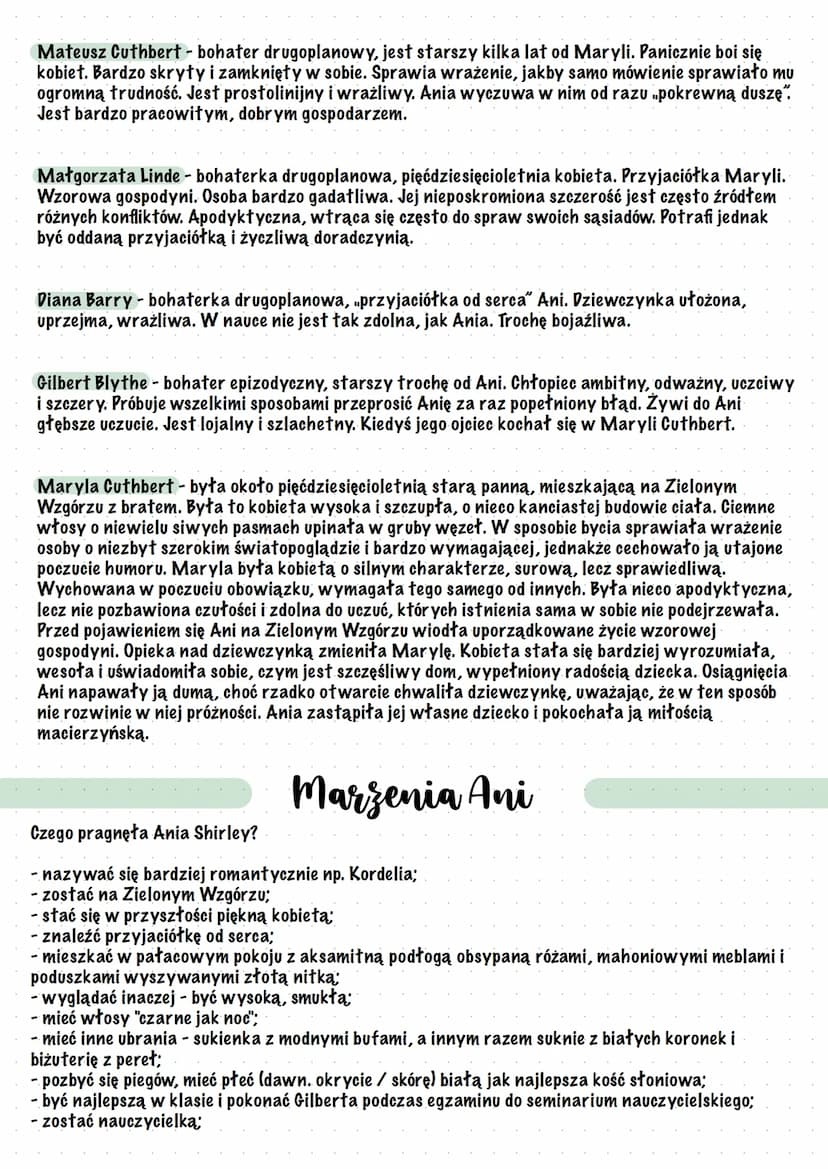 Lucy Maud Montgomery
Anias
Zielonego Wzgórza
Czas i miejsce akcji
> Akcja powieści Lucy Maud Montgomery rozpoczyna się w czerwcu 1876 roku i