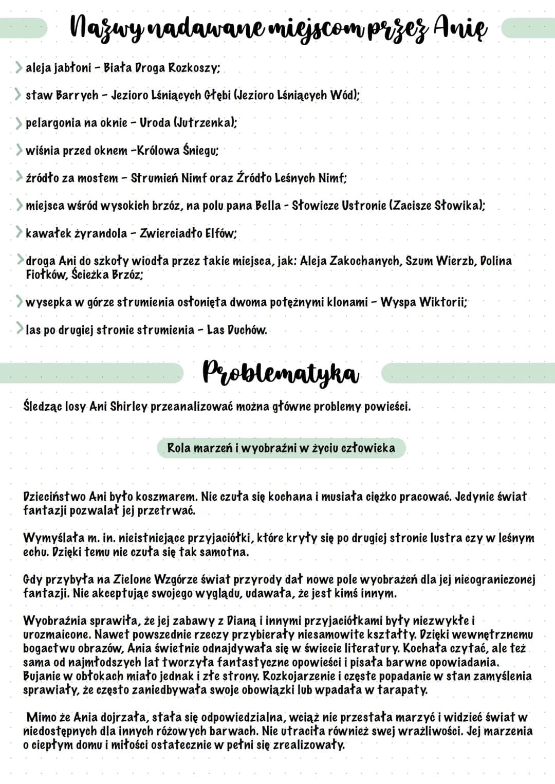 Lucy Maud Montgomery
Anias
Zielonego Wzgórza
Czas i miejsce akcji
> Akcja powieści Lucy Maud Montgomery rozpoczyna się w czerwcu 1876 roku i