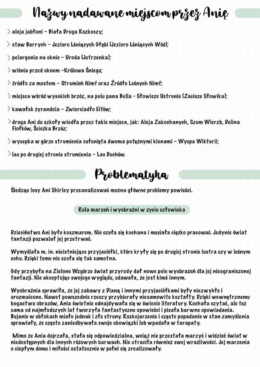 Lucy Maud Montgomery
Anias
Zielonego Wzgórza
Czas i miejsce akcji
> Akcja powieści Lucy Maud Montgomery rozpoczyna się w czerwcu 1876 roku i
