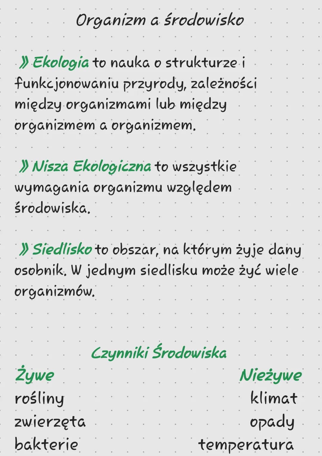 Organizm a środowisko
» Ekologia to nauka o strukturze i
funkcjonowaniu przyrody, zależności
między organizmami lub między
organizmem a orga