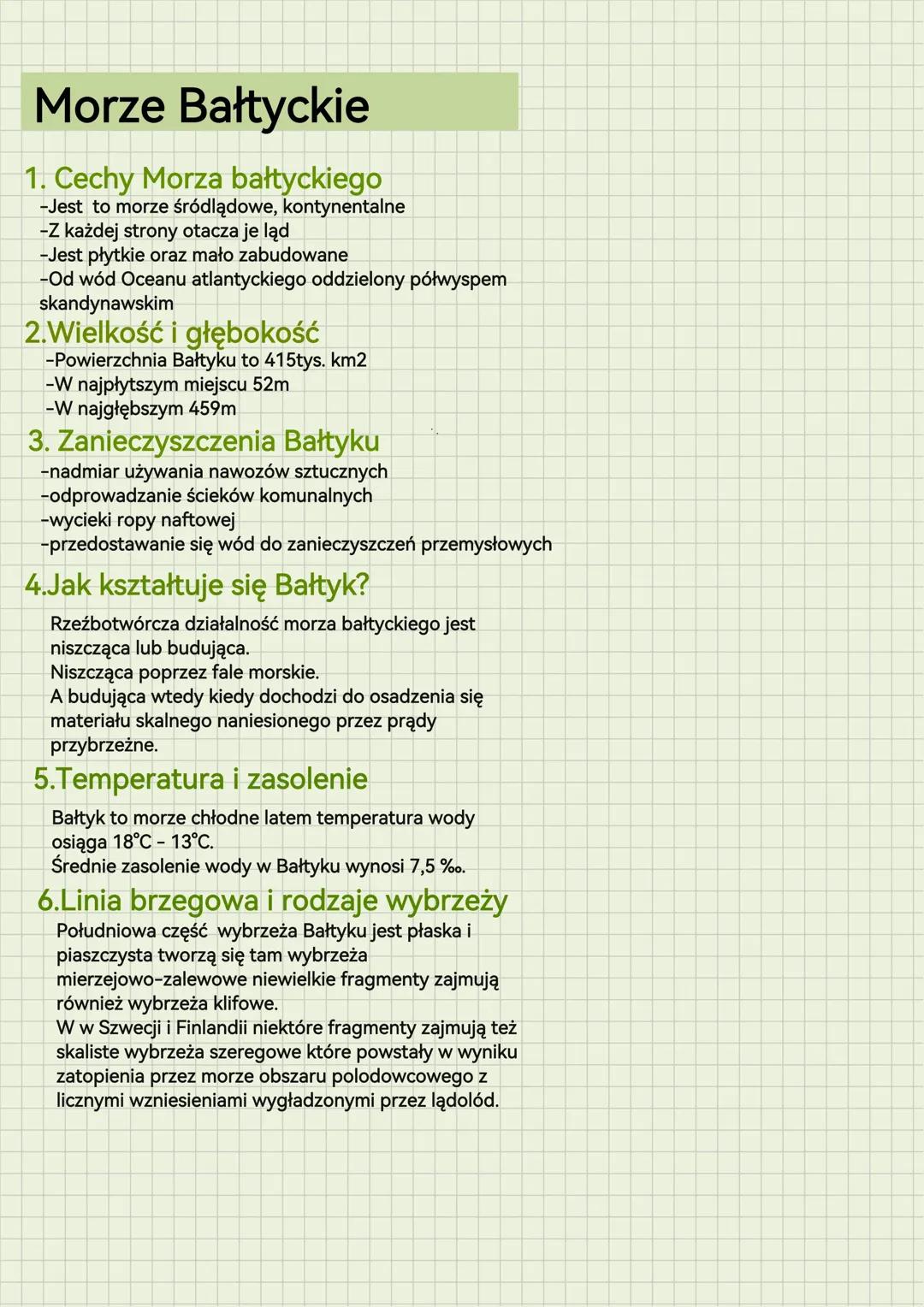 Morze Bałtyckie: Charakterystyka i Działalność Przyrodnicza