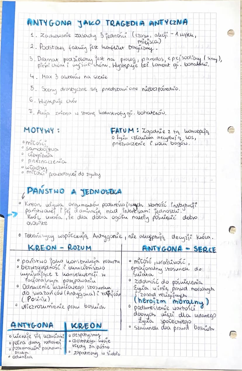 ANTYGONA
czas akcji: jeden dzień pred pałacem królewskim
alicja rozpoczyna się pred świtem.
KLĘSKA
• Haimon - syn Kerona
Eurydyka - Zona Kre