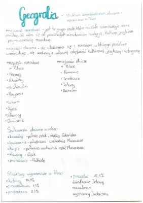 Know GEOGRAFIA~struktura etniczna i wyznaniowa w Polsce. thumbnail