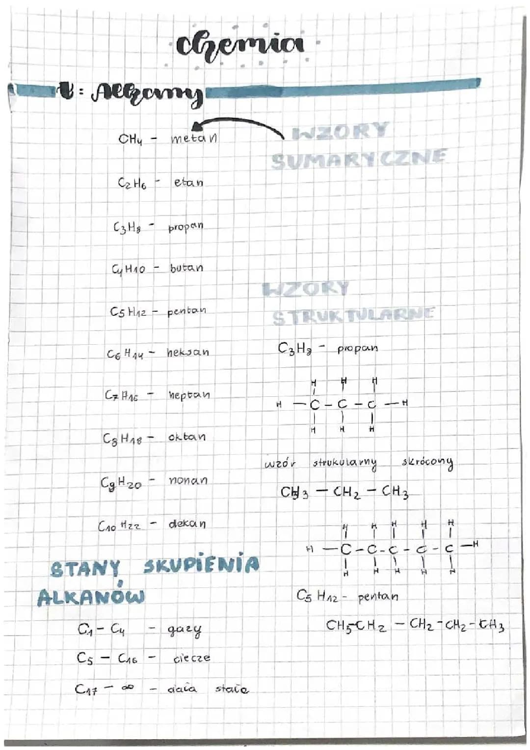 Chemia  klasa 8