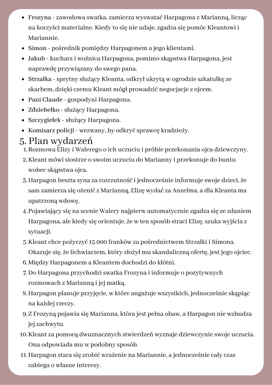 SKĄPIEC
Molière
1. Geneza
Skąpiec został napisany w XVII wieku, w okresie gdy Molière pisał na zamówienie
króla Ludwika XIV. Komedia po raz 