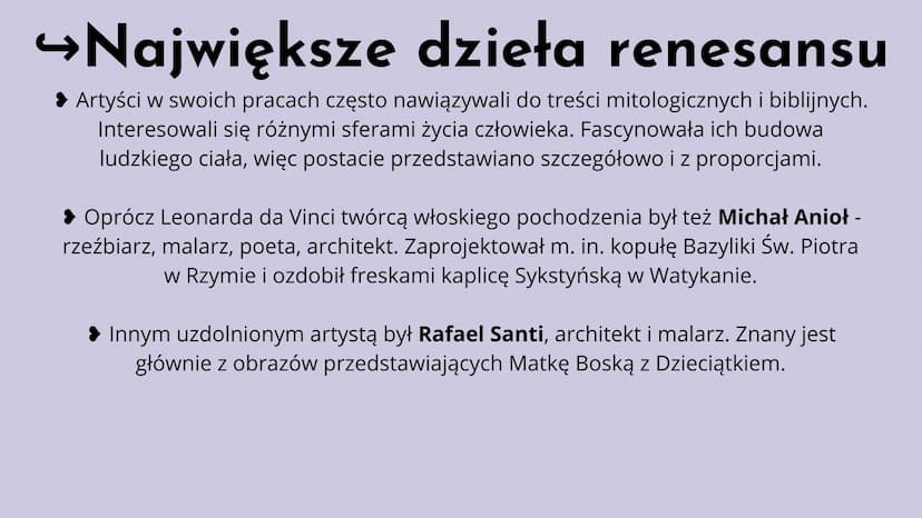 Renesans
w Europie
Renesans (fr.) - odrodzenie
Renesans to okres w kulturze i sztuce europejskiej
trwający od XIV wieku do końca XVI stuleci