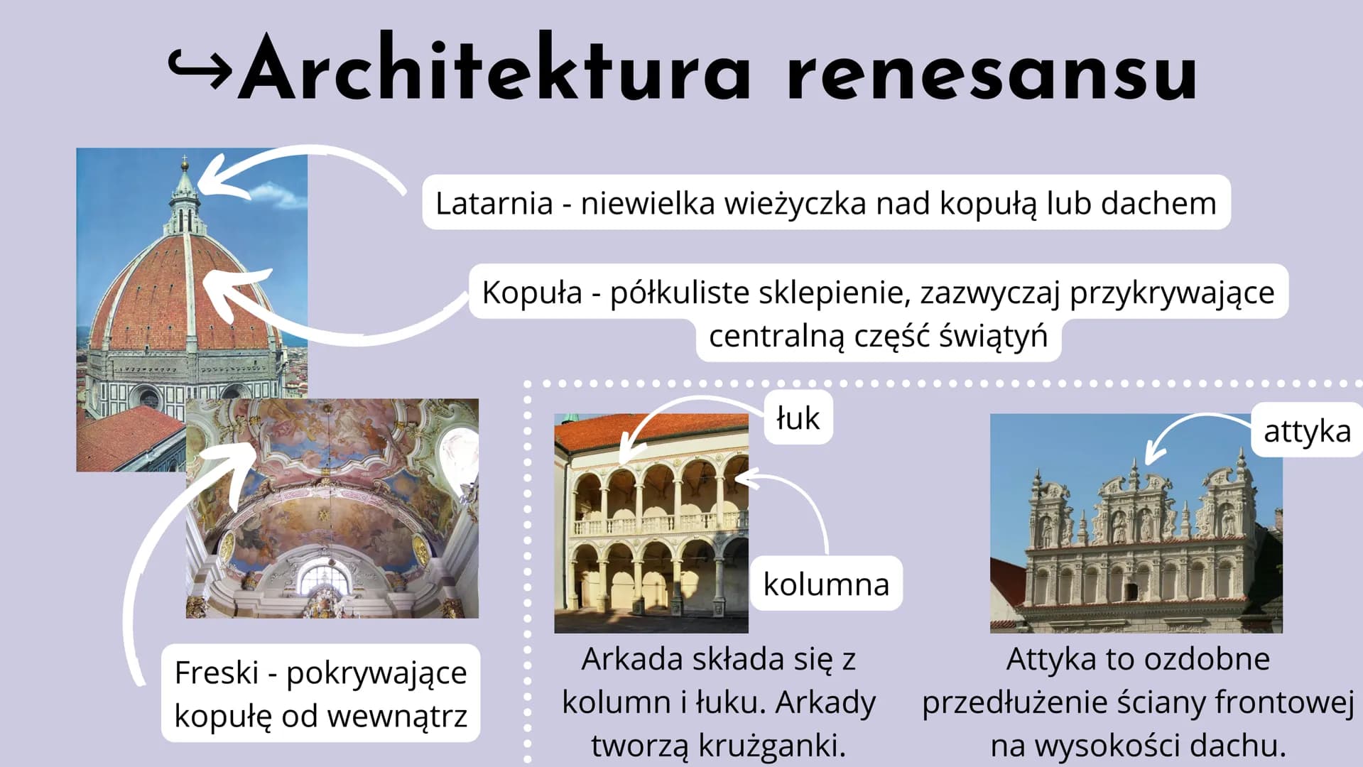 Renesans
w Europie
Renesans (fr.) - odrodzenie
Renesans to okres w kulturze i sztuce europejskiej
trwający od XIV wieku do końca XVI stuleci