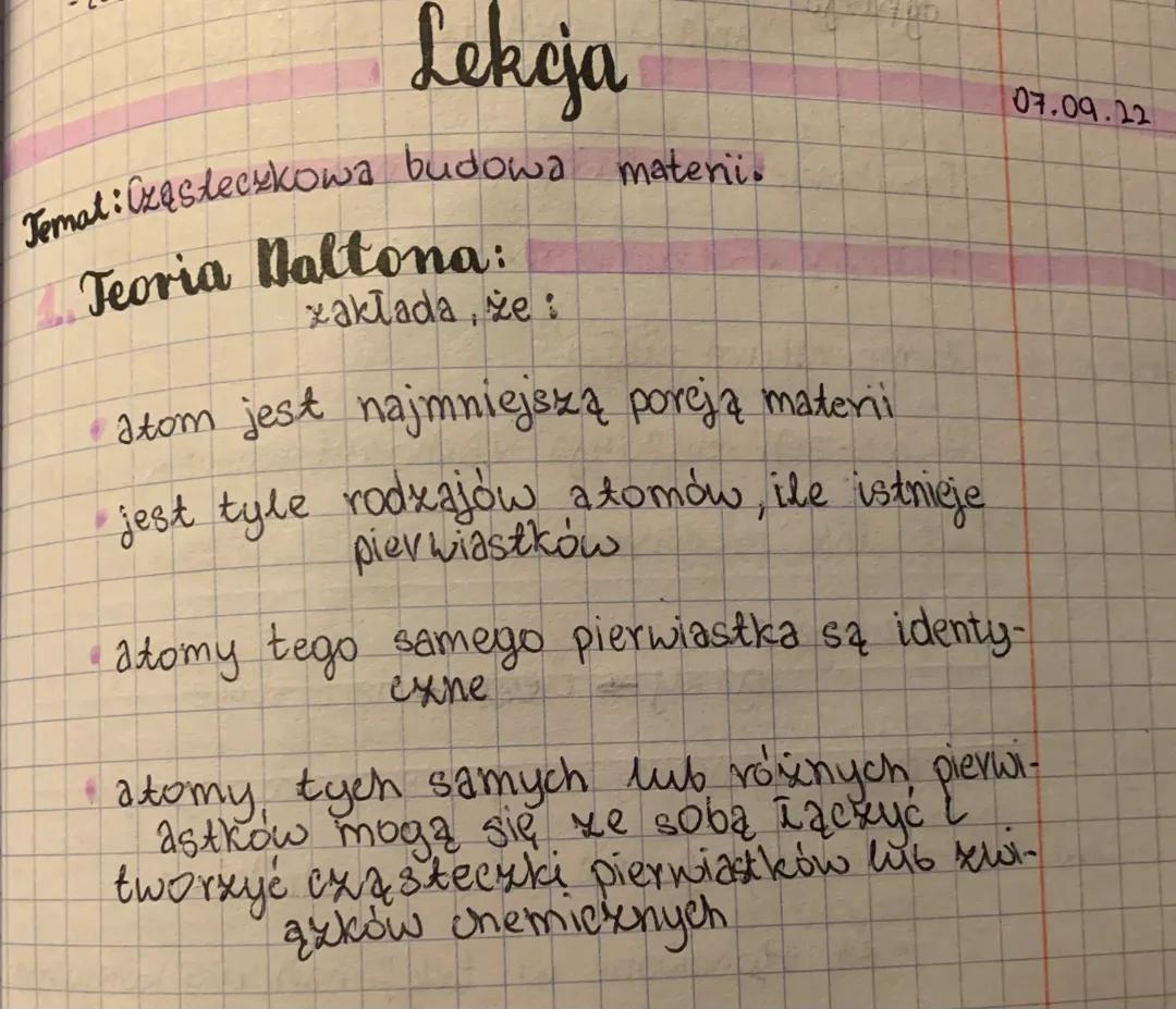 Cząsteczkowa budowa materii - Fizyka dla dzieci