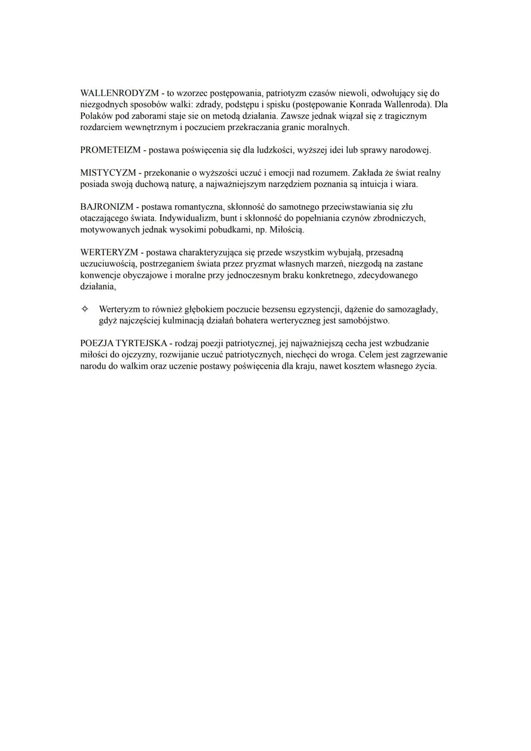 ROMANTYZM
ROMANTYZM
DEWIZA EPOKI
,,Miej serce i patrzaj w serce!"- fragment Romantyczności Adama Mickiewicza
POJĘCIA KLUCZOWE DLA ZROZUMIENI