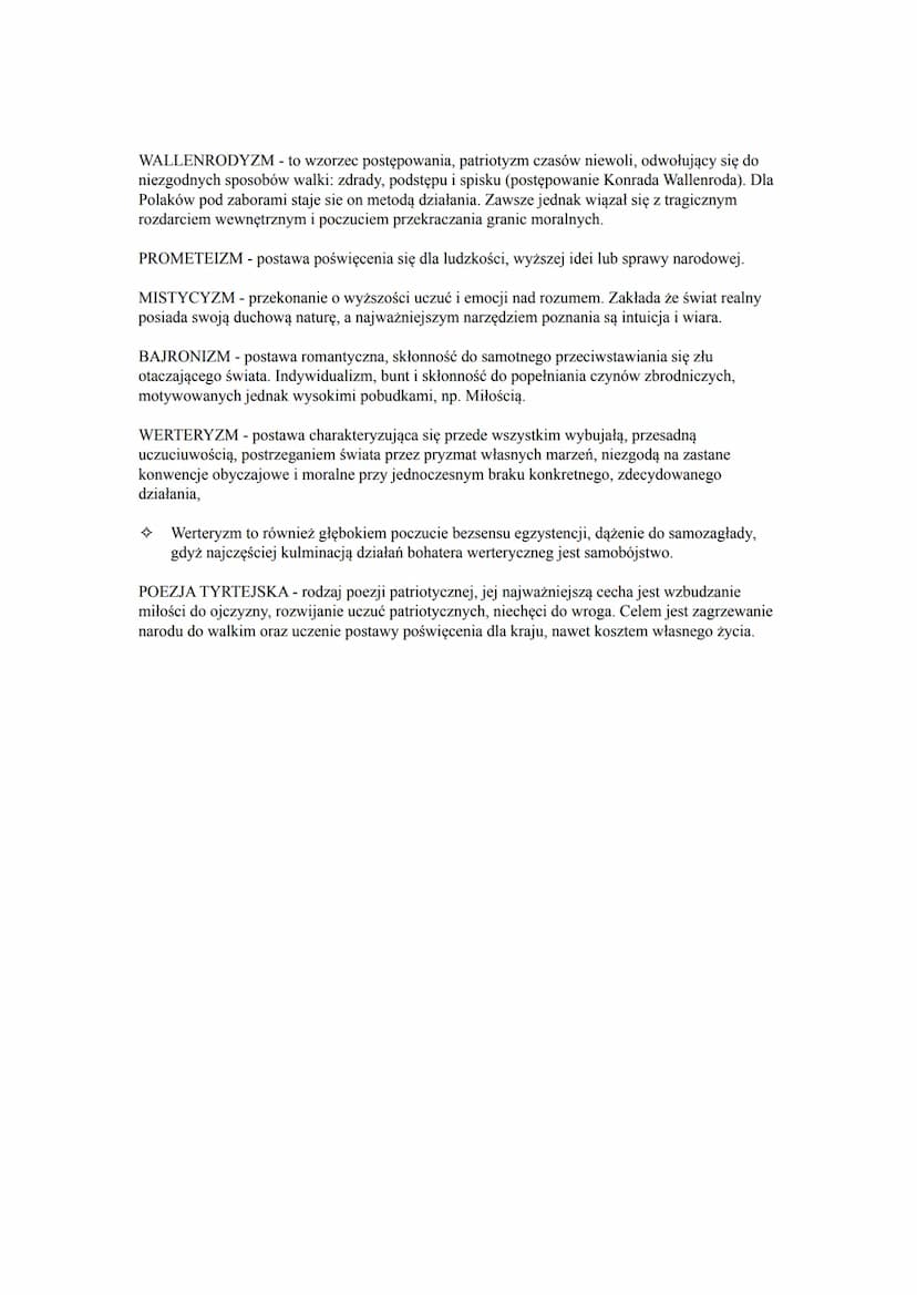 ROMANTYZM
ROMANTYZM
DEWIZA EPOKI
,,Miej serce i patrzaj w serce!"- fragment Romantyczności Adama Mickiewicza
POJĘCIA KLUCZOWE DLA ZROZUMIENI