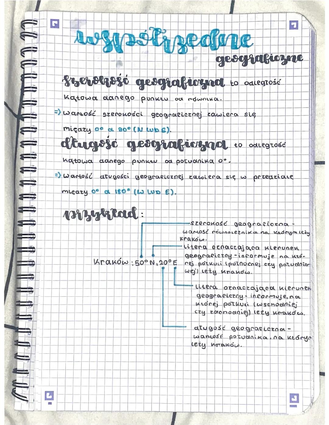 Współrzędne Geograficzne: Wyjaśnienie i Przykłady