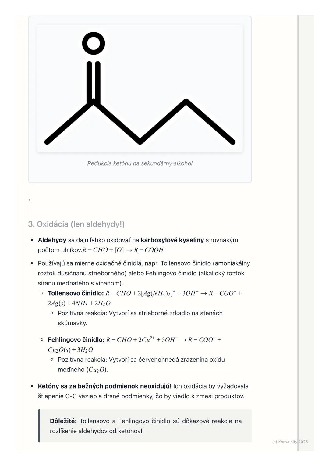 # Aldehydy a ketóny

1. Prehľad a úvod

Aldehydy a ketóny sú dôležité organické zlúčeniny, ktoré patria medzi deriváty
uhľovodíkov s kyslíko