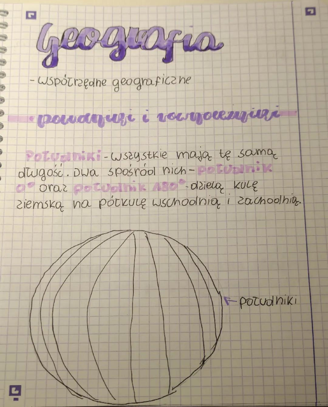 G
Geografia
- Współrzędne geograficzne
powanuzi i vow youzquqi
POTUshiki-wszystkie mają tę samą
dlugość. Dwa spośróol nich - potupnik
a oraz