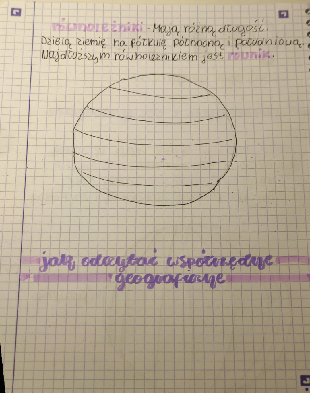 G
Geografia
- Współrzędne geograficzne
powanuzi i vow youzquqi
POTUshiki-wszystkie mają tę samą
dlugość. Dwa spośróol nich - potupnik
a oraz